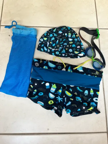 KIT INFANTIL NATAÇÃO NABAIJI - TAMANHO 4 ANOS