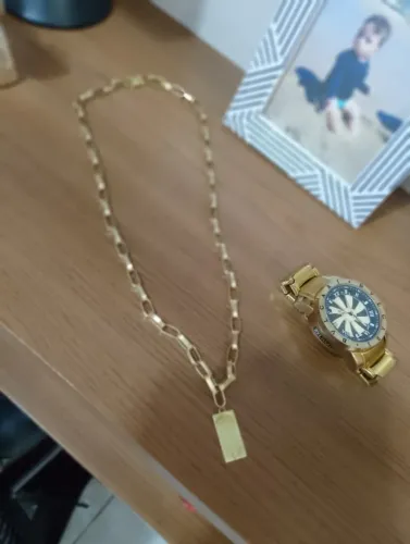 Corrente banhada a ouro Itabaiana