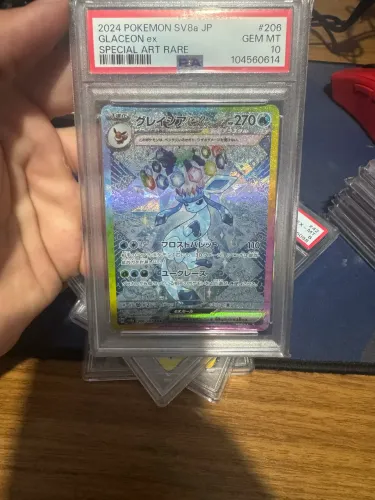 Pokemon Glaceon prismatic PSA