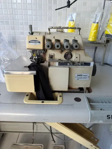 Máquina singer industrial ponto cadeira