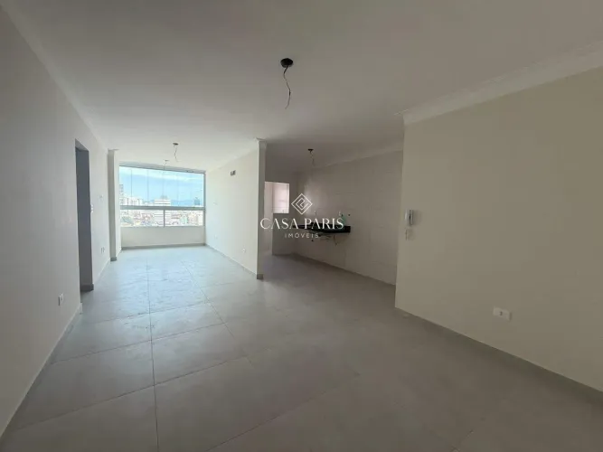 Apartamento 2 dormitórios (1 suíte) com 2 vagas na Guilhermina, Praia Grande/SP