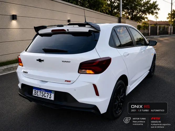 Chevrolet Onix RS 1.0 TB 12V Flex Aut. 4P 2021