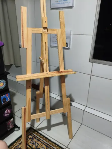 Cavalete para pintura semi-novo