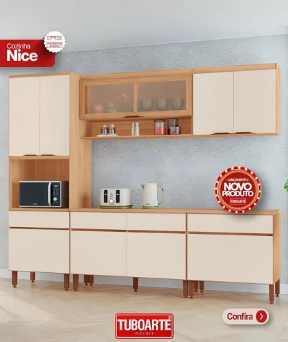 Cozinha Nice Freijó off white