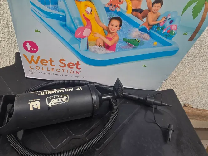 Piscina Infantil parque aquático grande verão e diversão crianças 