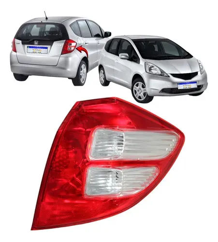 Lanterna Honda Fit 2009 2010 2011 2012 2013 2014 Nova L.d Direito/passageiro Vermelho