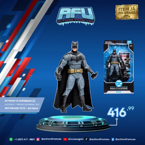 Mcfarlane Toys Dc Multiverse - Batman Vs Superman: A Origem Da Justiça