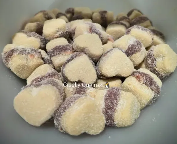 Biscoitos Caseiros - casadinhos - coco - confete