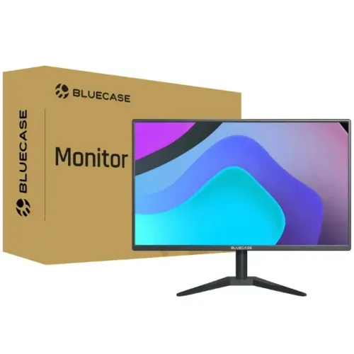 MONITOR 21" PRETO LED BM21K1HVW BLUECASE 75HZ WIDESCREEN FULL HD HDMI-VGA-VESA NOVO!