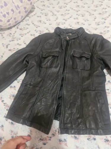 Jaqueta de couro feminina 100%