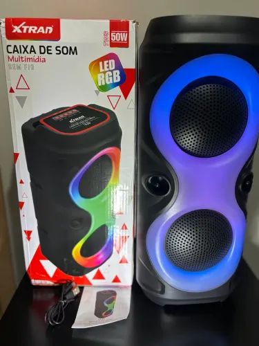 Caixa de Som XTRAD 50W - Nova na Caixa