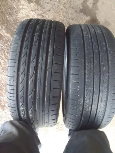 2 pneus 215/45r17 meia vida