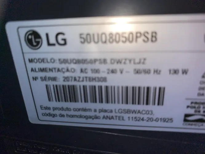 Tv LG para retirada de peças