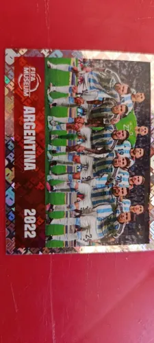 Figurinha da seleção Argentina de 2022(do álbum de 2026 ) oficial 