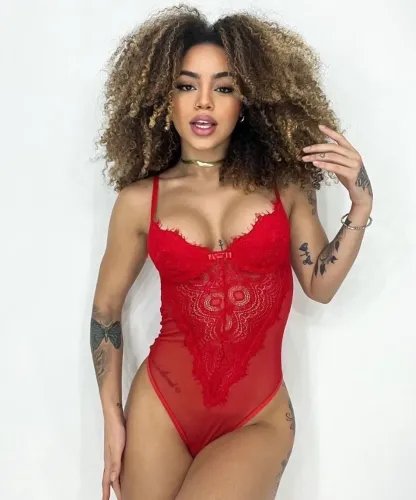 Body Feminino em Renda e Tule Preto Sensual Elegante