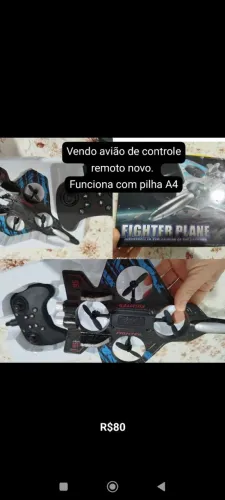 Vendo avião de controle remoto 