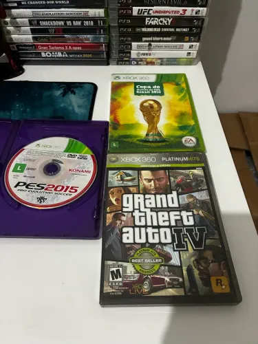 Lote 3 jogos Xbox 360