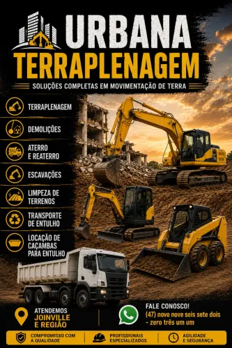 Terraplanagem, Demolição e Aterro | Joinville e Região
