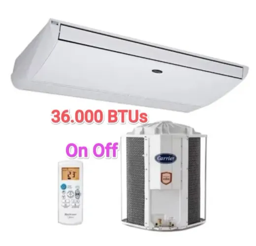 Ar Split Piso Teto Carrier 36.000 BTUs + Novo + Nota + 1 Ano Garantia Fábrica+ Cartão 12x