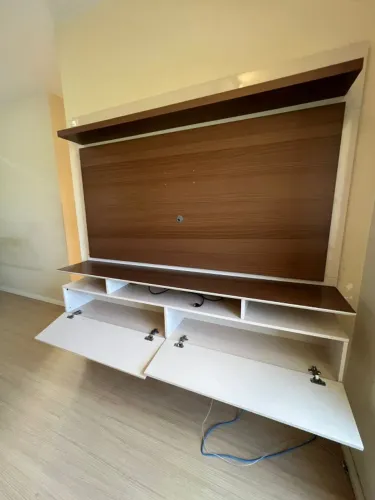 Rack suspenso grande pra sala com gaveta (divido no cartão)