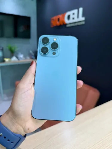 Iphone 13 Pro 128GB Azul Sierra Seminovo Garantia de Loja