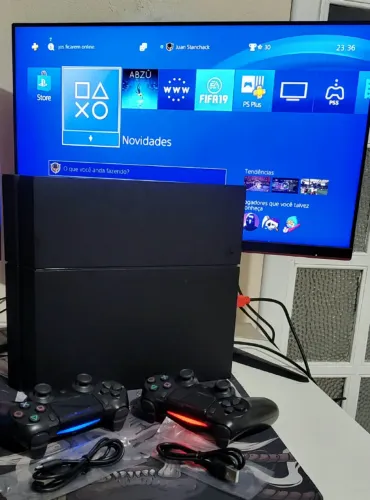 PS4 FAT 500GB Completo - Perfeito Estado