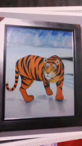 Pintura óleo sobre tela.