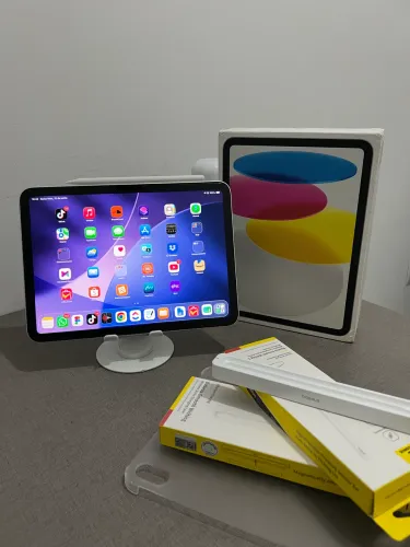iPad 10 64GB Silver Impecável | 99% Bateria | Caixa + Caneta + Acessórios