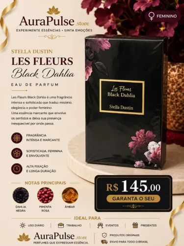 Perfume Stella Dustin Black Dahlia 100ml Original