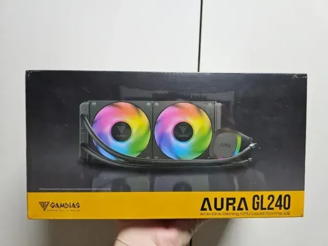 Water Cooler Gamdias Aura Gl 240 V2 Argb 240mm, Amd/intel - Preto