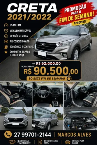 Hyundai Creta Action 1.6 16V Flex AUT 2022