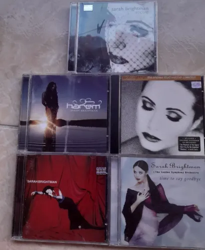 Cds Sarah Brightman - 5 CDs Coleção- originais excelente estado