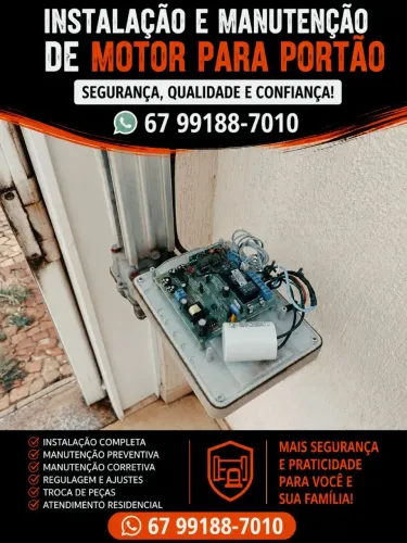 Manutenção De Motor Para Portão