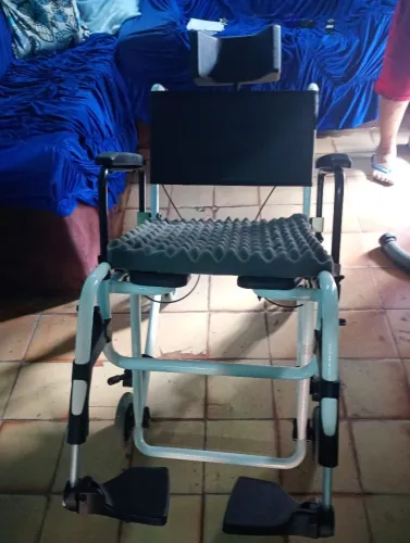Cadeira de banho reclinável ortobras H3 