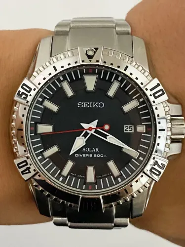 Relógio Seiko Prospex Scuba Diver Solar 200m.