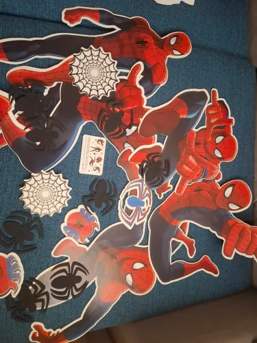 Decorações de EVA do homem aranha 