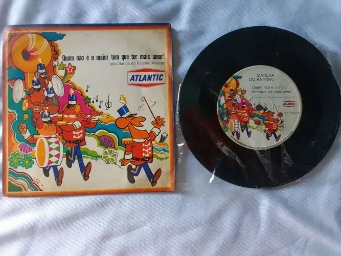 Compacto vinil Atlântic Marcha do Ratinho dec 70 raridade 