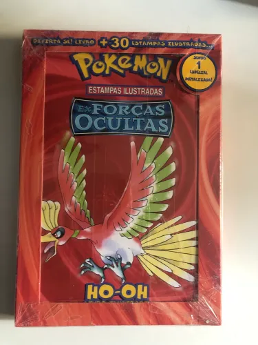Ho-oh ex forças ocultas - livro + 30 cartas