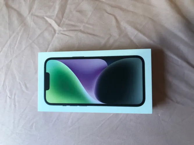 Caixa Vazia Original iPhone 14 + Agulha do Chip - Estado de Nova