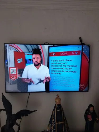 TV 50' Samsung comando de voz