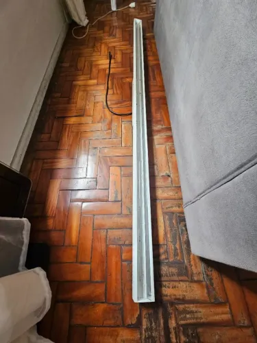 Luminária Linear LED Sobrepor 94W 12.000lm 4000K 220V Branca - Nova