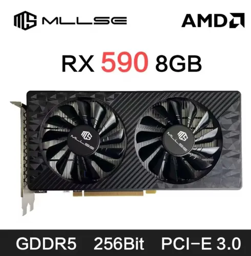 Placa de video RX 590 8gb