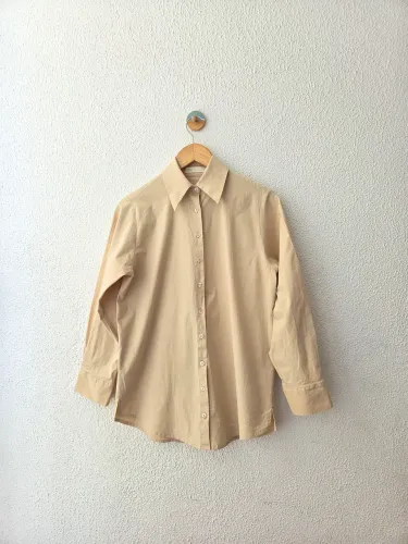 Camisa BYNV cor bege escuro tamanho PP