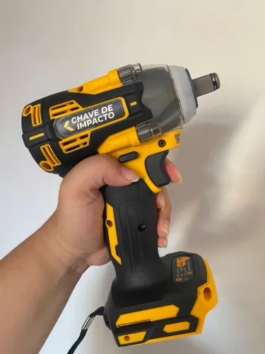 Chave de Impacto 48V Sem Fio com Bateria, Soquetes e Acessórios