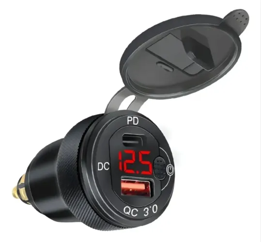 Carregador USB tipo c BMW 750 f800 900 1200 1250
