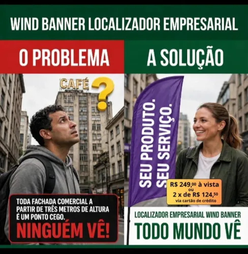 Localizador empresarial Wind Banner