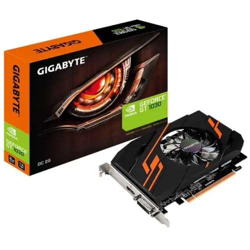 Placa de Vídeo Gigabyte GT 1030 2GB Oc Gddr5 GV-N1030OC-2GI