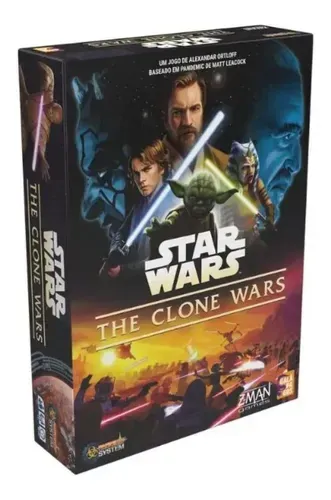 Jogo de Tabuleiro Board Game Star Wars Clone Wars, Galápagos Jogos.