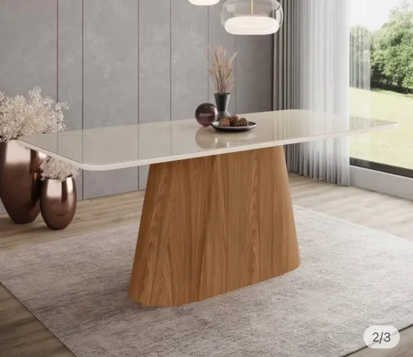 Mesa de jantar nova perfeita para sua sala