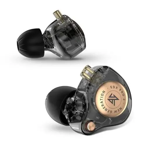 FONE KZ EDX PRO PRETO, SEM MICROFONE